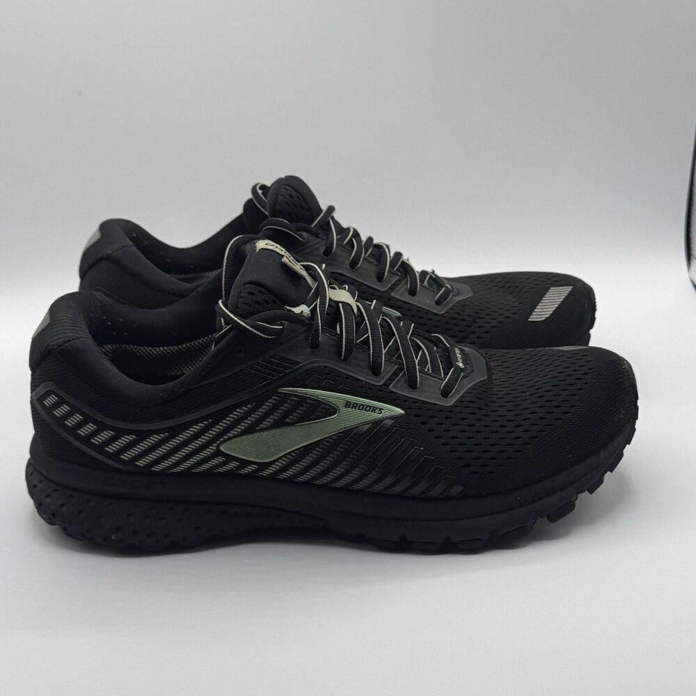 Brooks Ghost 12 GoreTex Sneakers Shoes Womens 10 Black Green Running Shoes